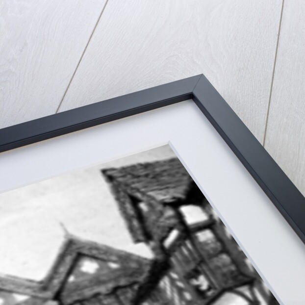 16th Century timberwork at Little Moreton by Joseph Nash