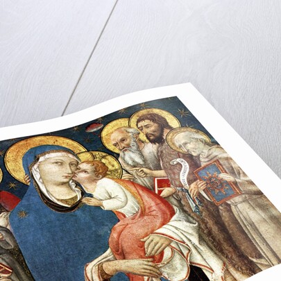 The Madonna and Child with Saints by Sano di Pietro