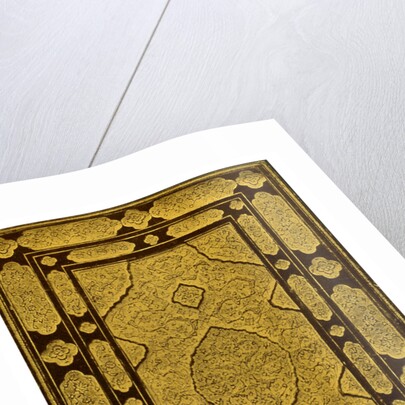Embossed binding of Jami's 'Khansa, Five Poems' by Anonymous