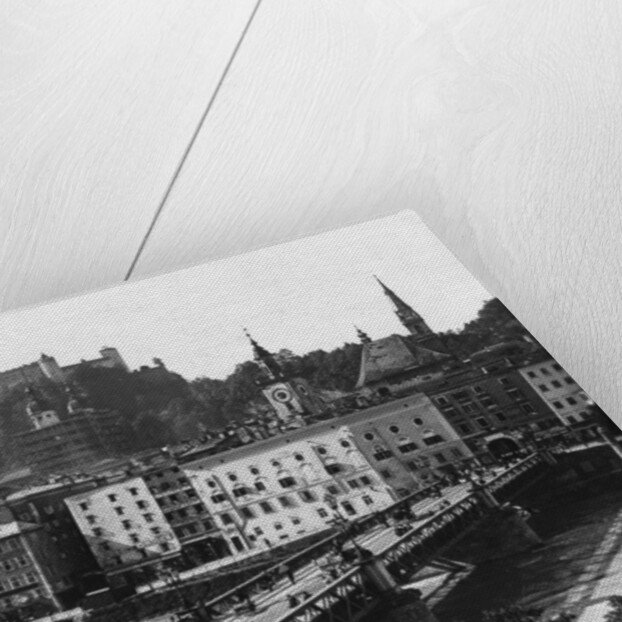 Bridge over the Salzach, Salzburg, Austria by Wurthle & Sons