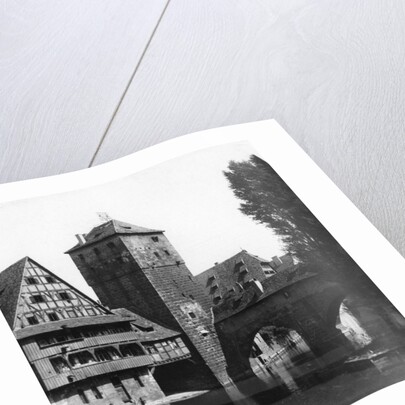 Henkersteg (The Hangman's Bridge), Nuremberg, Bavaria, Germany by Wurthle & Sons