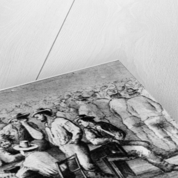 Gambling in the mines, Monte, California by Britton & Rey