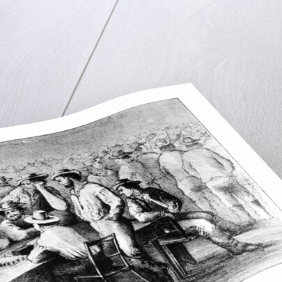 Gambling in the mines, Monte, California by Britton & Rey