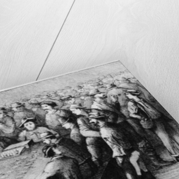 Gambling in the mines, Faro, California by Britton & Rey