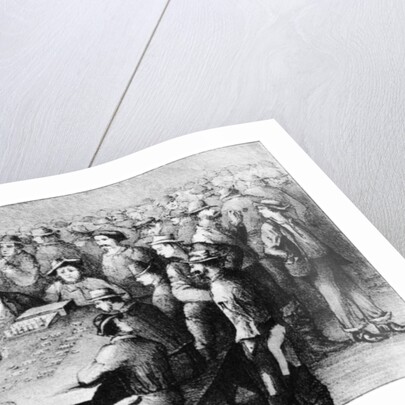 Gambling in the mines, Faro, California by Britton & Rey