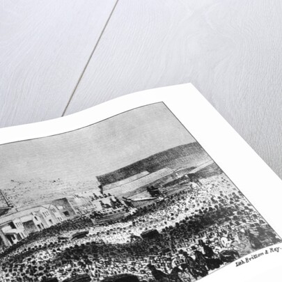 A mass meeting outside Fort Vigilant, Sacramento, California by Britton & Rey