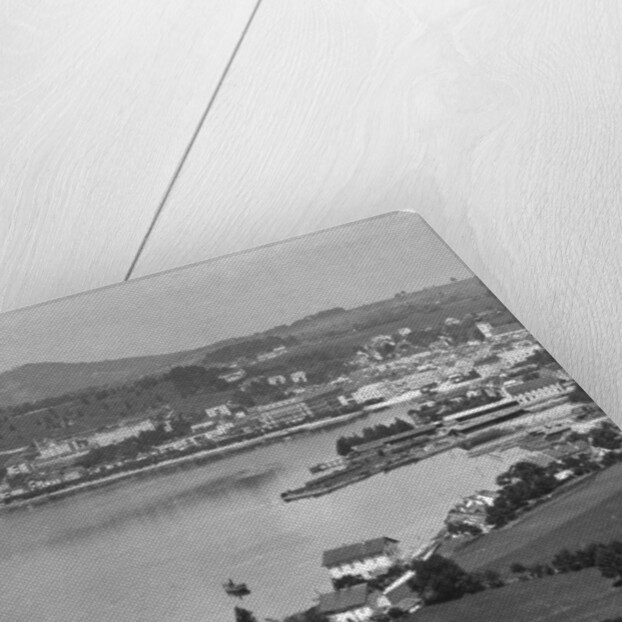 The lakefront at Gmunden, Salzkammergut, Austria by Wurthle & Sons