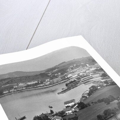 The lakefront at Gmunden, Salzkammergut, Austria by Wurthle & Sons