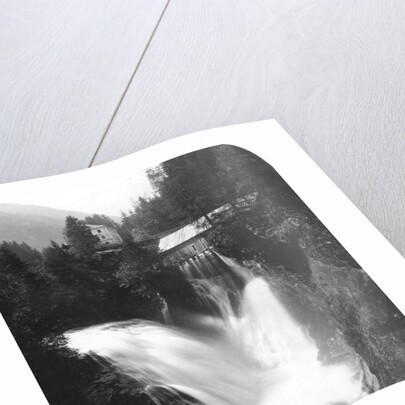 The waterfall at Badgastein, Austria by Wurthle & Sons