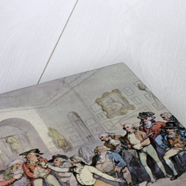 Mr H Angelo's Fencing Academy by Thomas Rowlandson