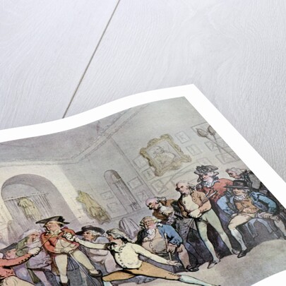 Mr H Angelo's Fencing Academy by Thomas Rowlandson