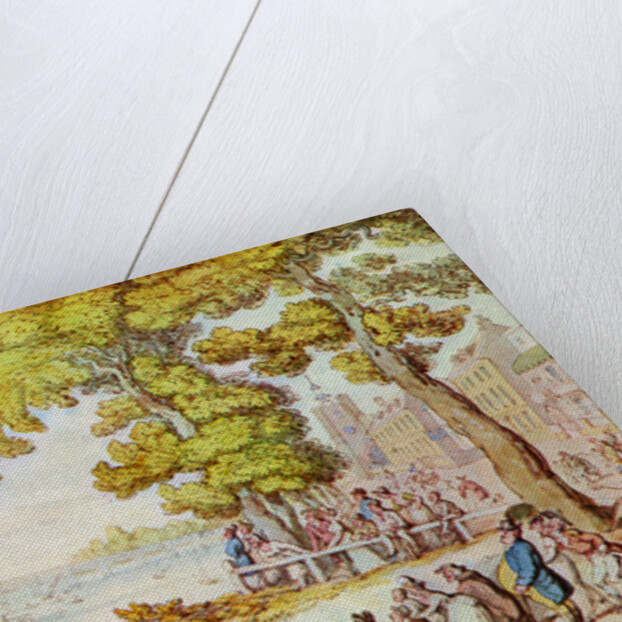 The Chelsea Mall by Thomas Rowlandson