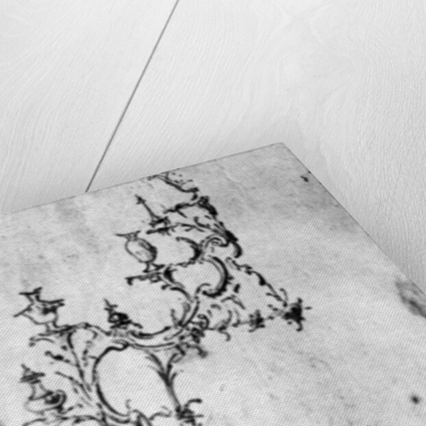 Design for a chimneypiece by Matthias Lock