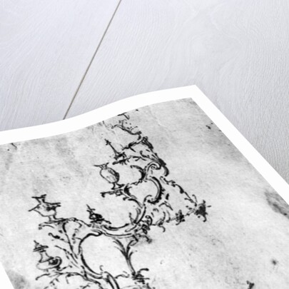 Design for a chimneypiece by Matthias Lock
