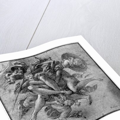 Design for the Ulysses Gallery, Fontainebleau by Francesco Primaticcio