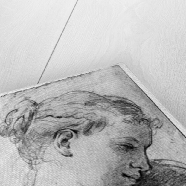 Study of a girl's head by Gaetano Gandolfi