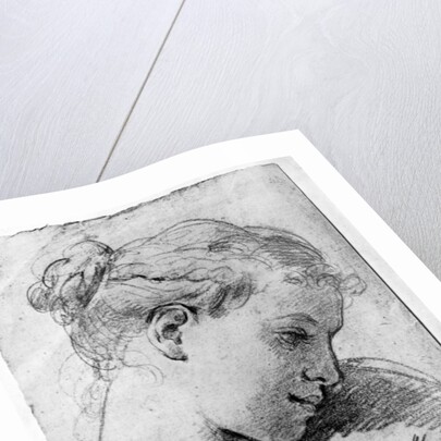 Study of a girl's head by Gaetano Gandolfi