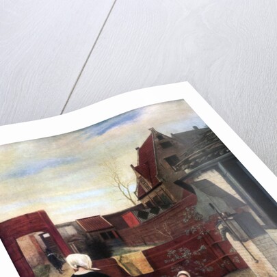 A Woman and her Maid in a Courtyard by Pieter de Hooch