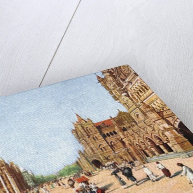 The Municipal Offices and Victoria Terminus, Bombay, India by Anonymous