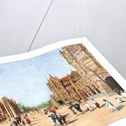 The Municipal Offices and Victoria Terminus, Bombay, India by Anonymous