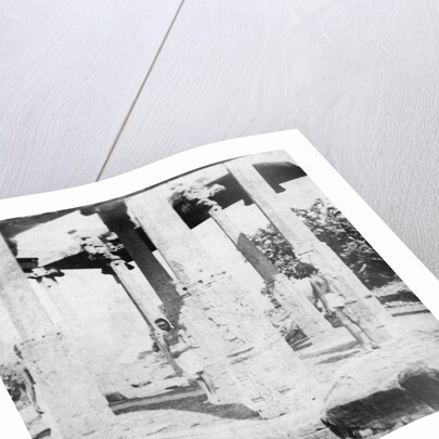 A ruined temple near Madras, India by Anonymous