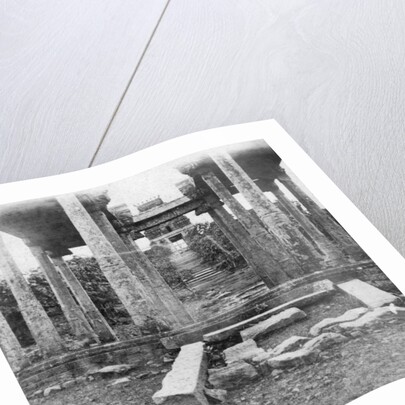 A ruined temple near Madras, India by Anonymous