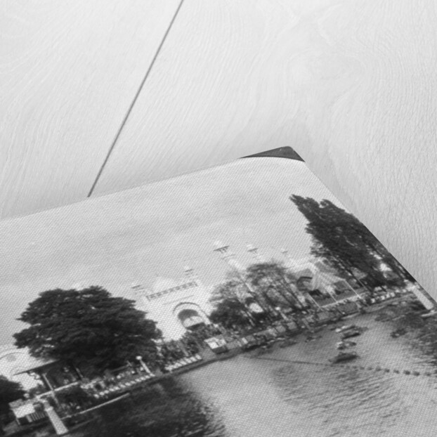 The lake at the British Empire Exhibition, Wembley, London by Anonymous