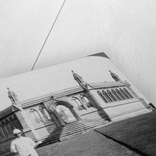 Memorial to the British women and children murdered during the Indian Mutiny, Cawnpore, India by Underwood & Underwood