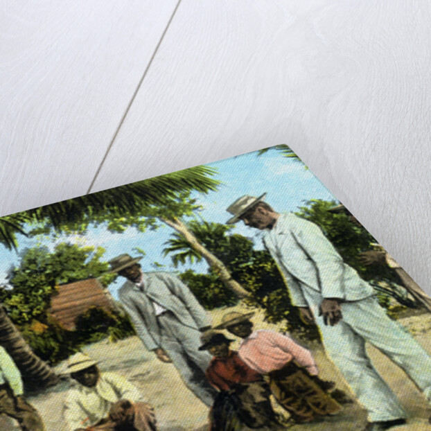 A cock fight, Puerto Rico by Anonymous