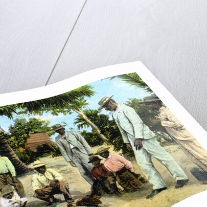 A cock fight, Puerto Rico by Anonymous