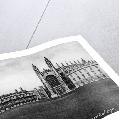 King's College Chapel and Clare College, Cambridge, Cambridgeshire by National Maritime Museum