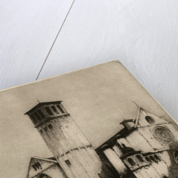 The Church of San Francesco, Assisi, Italy by Louis Wherter