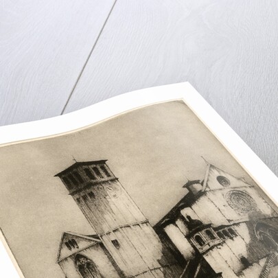 The Church of San Francesco, Assisi, Italy by Louis Wherter