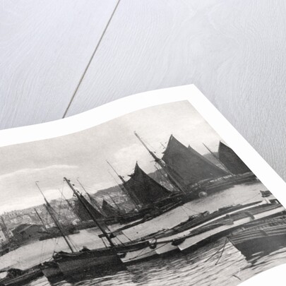 The Barbican, Plymouth, Devon by Photochrom Co Ltd of London