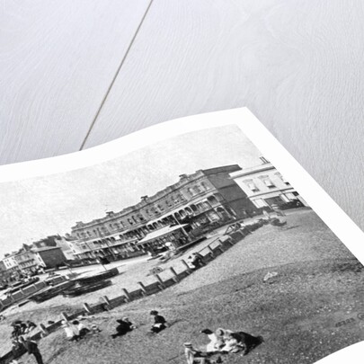 The beach at Worthing, West Sussex by Valentine & Sons
