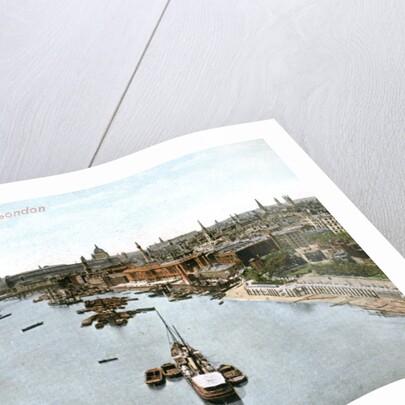 The River Thames, London by Valentine & Sons