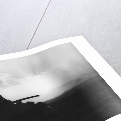 A squadron of tanks on the way to Rammacca, Sicily by Anonymous