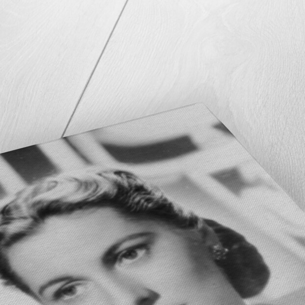 Joan Fontaine (b1917), British actress by Anonymous