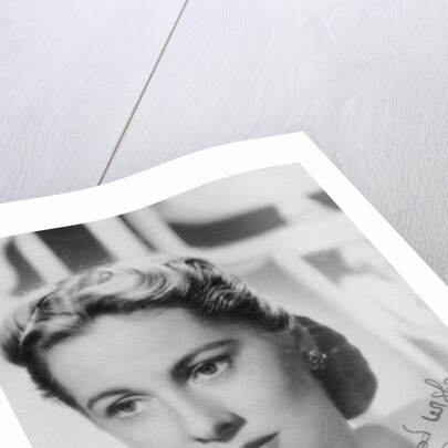 Joan Fontaine (b1917), British actress by Anonymous