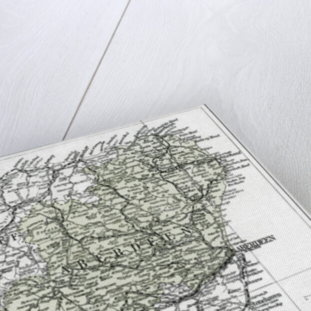 Map of Aberdeenshire by Anonymous