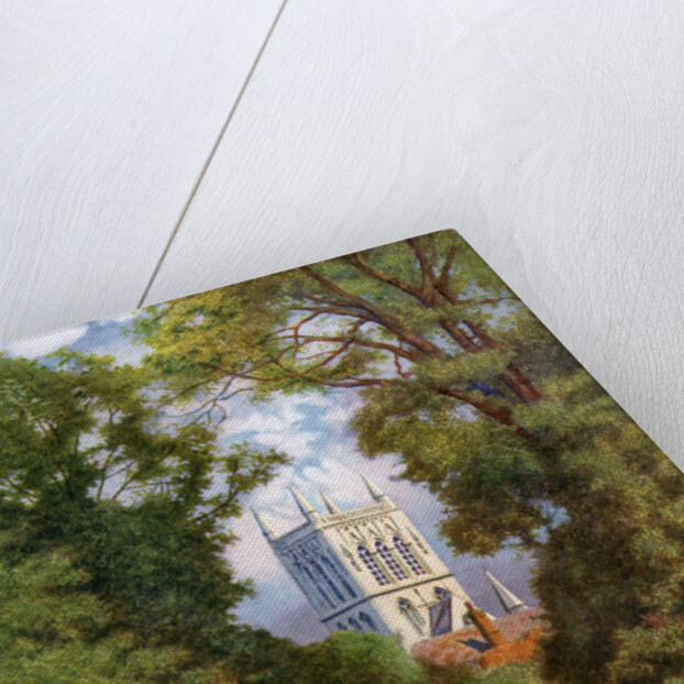 'St John's College Chapel', Cambridge by FC Varley