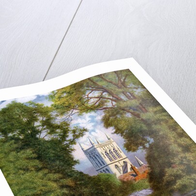 'St John's College Chapel', Cambridge by FC Varley