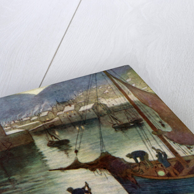 'The Harbour, Polperro', Cornwall by Edward Frederick Ertz