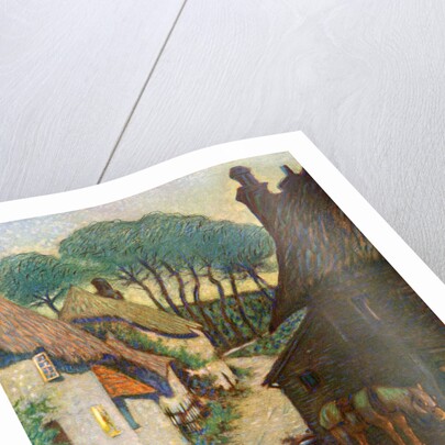 Thurlestone Village, South Devon by Edward Frederick Ertz