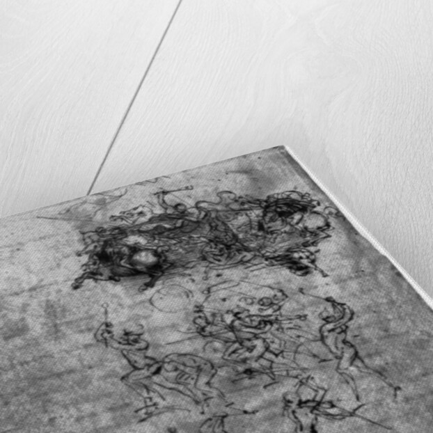 Study for 'The Battle of Anghiari' by Leonardo Da Vinci