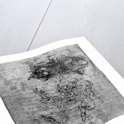 Study for 'The Battle of Anghiari' by Leonardo Da Vinci