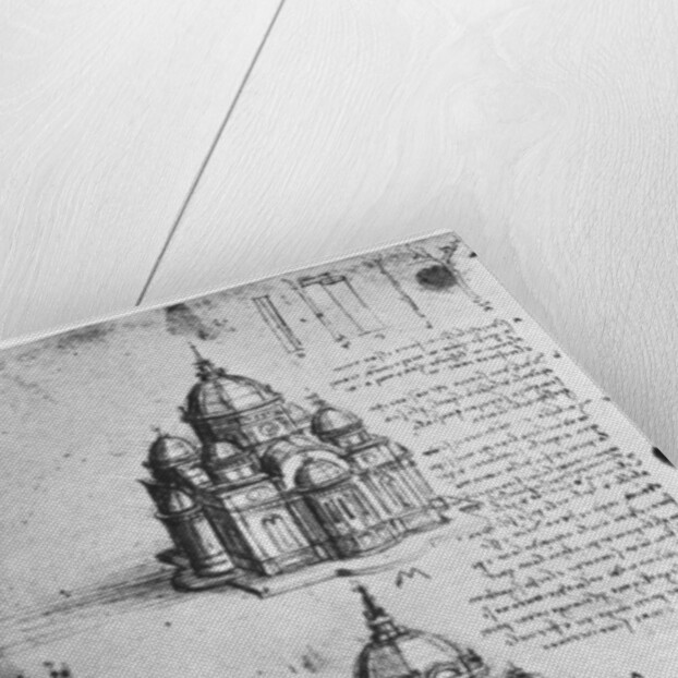 Designs for a central church by Leonardo Da Vinci