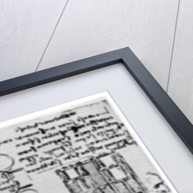 Sketch for Romorantin Castle by Leonardo Da Vinci