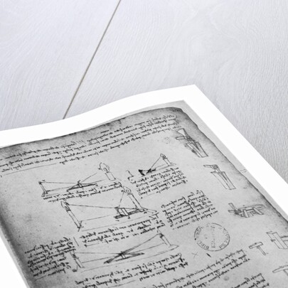 Optical studies by Leonardo Da Vinci