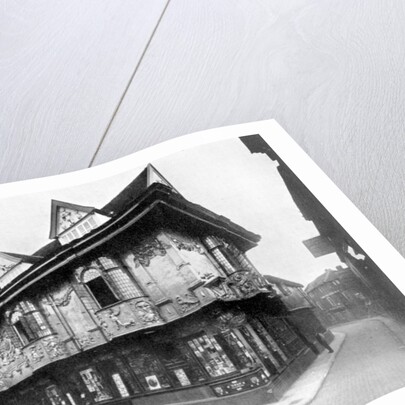 Ancient house, Ipswich, Suffolk, England by Valentine & Sons